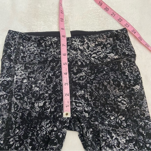 Lululemon Pace Rival Crop *22" Floral Spritz Multi / Black 28706 - Picture 10 of 15
